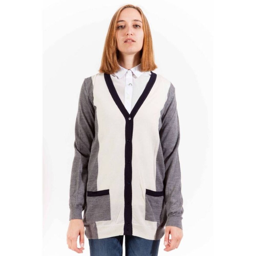 Gant Grigio Wool Women Women's Cardigan